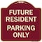 Signmission Reserved Parking Future Resident Parking Heavy-Gauge Aluminum Sign, 18" x 18", BU-1818-23050 A-DES-BU-1818-23050 - alternate 1